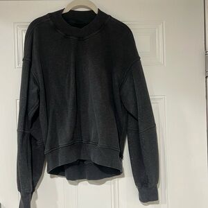 Lululemon X Soul Cycle To the Beat Sweatshirt Heathered Black Size 4